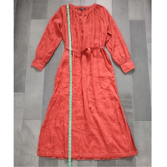 J. Crew Terracotta Long Sleeve Dress - Picture 13 of 13